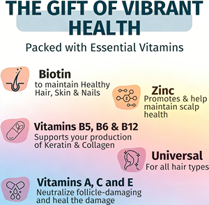 Gomitas de Biotina OEM 5000mcg, 60 Unidades, Apoyo para Cabello, Piel y Uñas con 11 Vitaminas y Minerales, Gran Sabor - Product Image 4