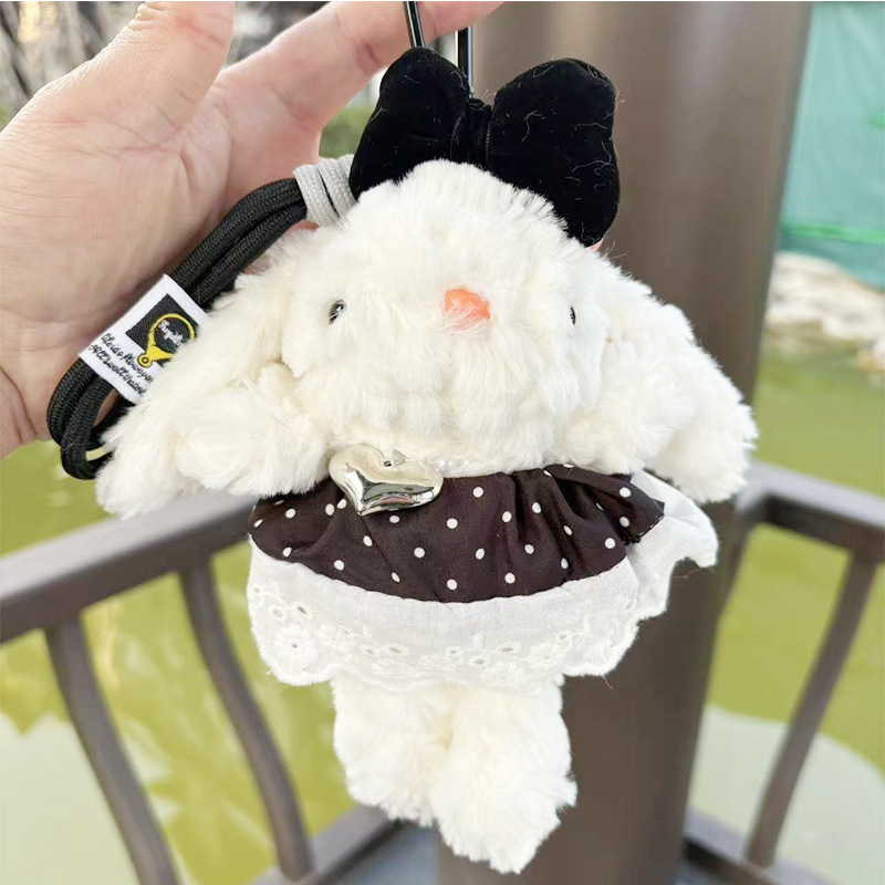 Falda de lunares estilo -- cuerda de mano - 17cm