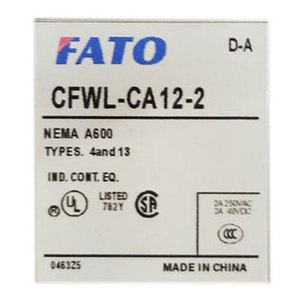 Interrupteur de fin de course FATO CFWL-CA12-2 à entrée par le bas, type NEMA A, pour commande industrielle - Product Image 3