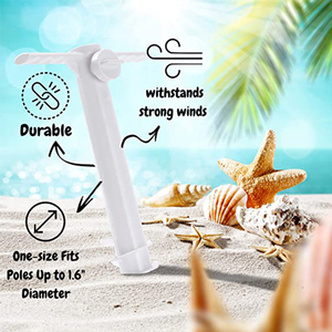 Abs Plastic Strand Paraplu Zand Anker Verstelbare Spike Vijzel Voor Tuin Patio Paraplu - Product Image 3