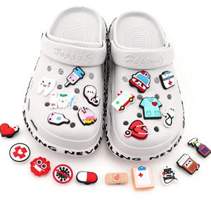 Décorations de chaussures Clog Shoe Charm, Breloques Clogk Grateful Dead, Boucles décoratives en PVC pour chaussures, Idéal pour un cadeau - Product Image 2