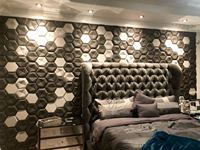 Échantillons Gratuits Panneaux Muraux en Cuir PU 3D pour Hôtel/Studio Isolation Acoustique Brique Populaire