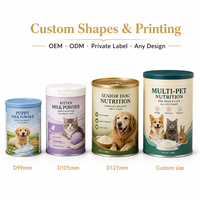 Boîte de conserve pour aliments pour animaux de compagnie, conteneur scellé pour nourriture pour chats, qualité export en gros, directement de l'usine, sans BPA