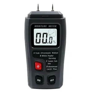 Medidor de humedad Digital, medidor de humedad, medidor de contenido de agua, MT-10, Detector de humedad de madera, higrómetro, pantalla LCD