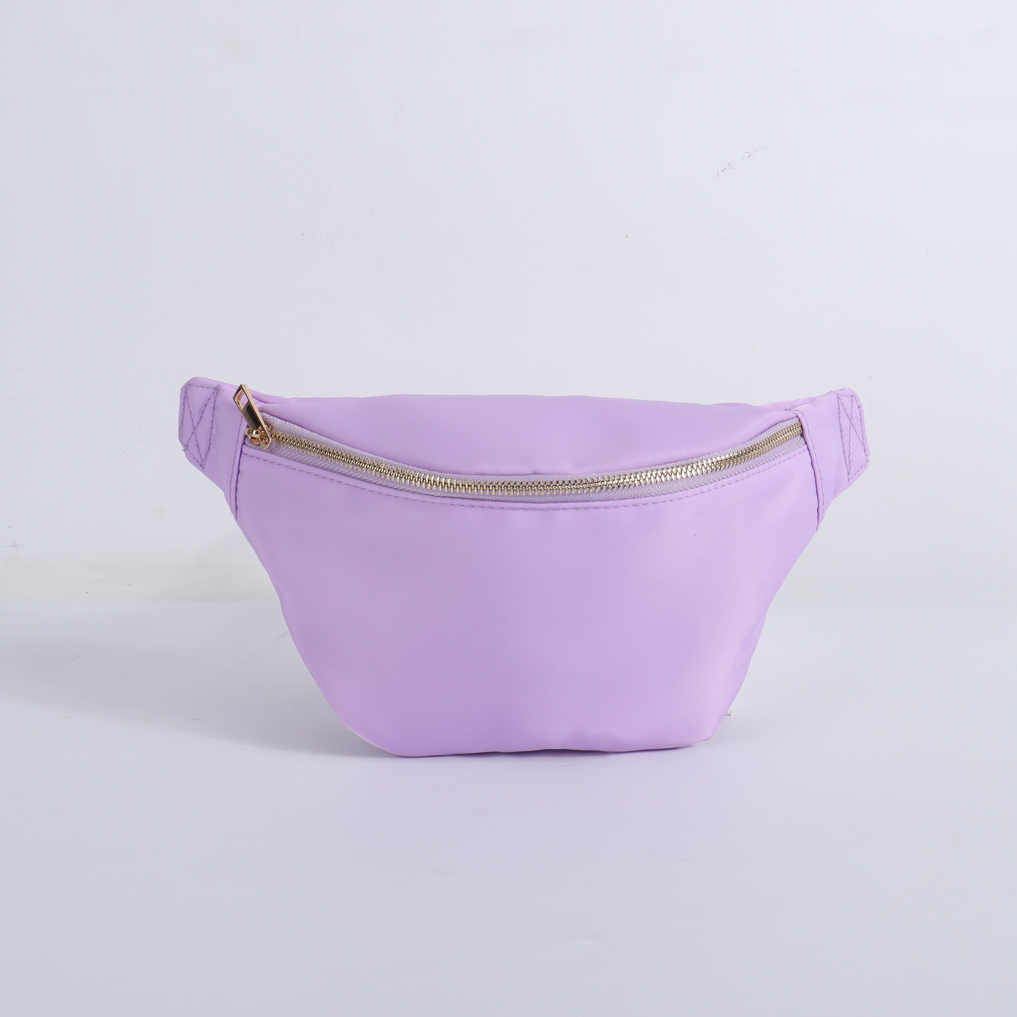 กระเป๋าคาดเอวขนาดใหญ่ลายดอกไลแลค