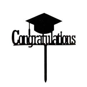 ของตกแต่งเค้กงานเลี้ยงรับปริญญาปี 2026 รุ่นใหม่ล่าสุด คุณทำได้แล้ว ขอแสดงความยินดี ขอแสดงความยินดีกับการสำเร็จการศึกษา ของตกแต่งเค้กอะคริลิคสำหรับงานรับปริญญา - Product Image 4