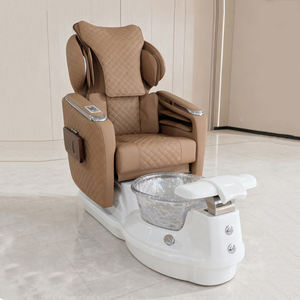 Nouveau mobilier de salon de manucure, chaises de pédicure modernes de luxe, plateforme blanche, chaise de pédicure massante Doshower, spa pour les pieds - Product Image 1