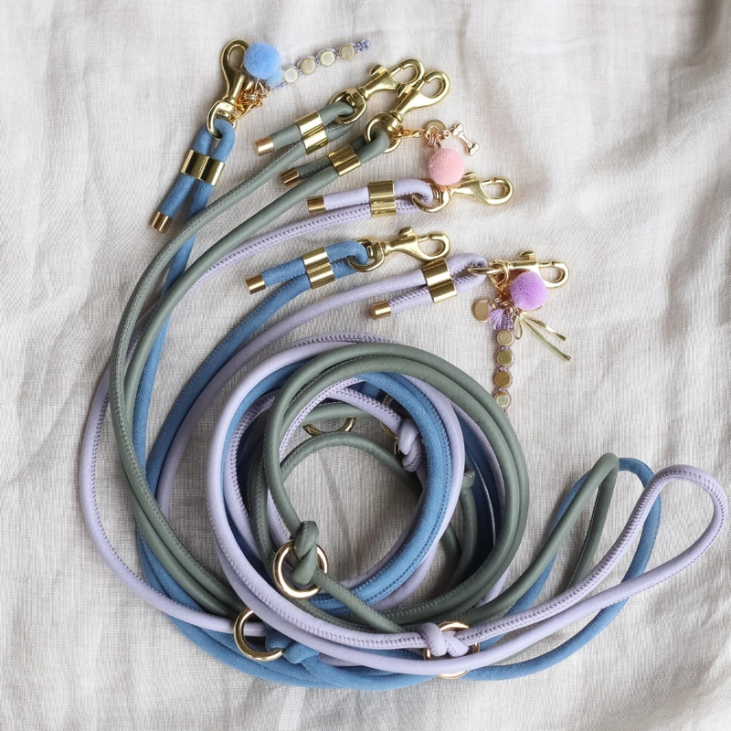 Pet Dog Leash Pu Leather Multiple