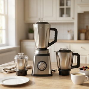 Licuadora Personalizada 3 en 1, Molinillo de Smoothies, Licuadora Eléctrica de Acero Inoxidable para el Hogar, 1.5L, Utensilios de Cocina para Frutas - Product Image 6