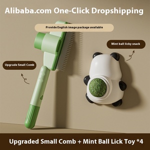 Bonita Bola de goma hinchable <span class=keywords><strong>en</strong></span> forma de huevo realista, juguete para mascotas con expresión sin imprimir para gatos, perros, interesante huevo simulado para felino - Product Image 5