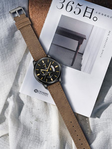 Montre à quartz pour <span class=keywords><strong>homme</strong></span> Tomi Luckyfox L106, achat en gros, bracelet en cuir tendance, montres de luxe simples pour <span class=keywords><strong>homme</strong></span>, design de cadran rond - Product Image 6