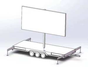 ประหยัดพ<span class=keywords><strong>ล</strong></span>ังงานโฆษณารถพ่วงมือถือนำหน้าจอทีวีที่มีแผงเซ<span class=keywords><strong>ล</strong></span><span class=keywords><strong>ล</strong></span>์แสงอาทิตย์แ<span class=keywords><strong>ล</strong></span>ะการจัดการแบตเตอรี่ - Product Image 6