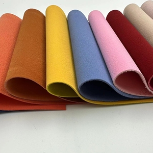 Dal cortile tessuto in finta pelle scamosciata sintetica floccato con motivo floccato per fiocchi borse accessori per scarpe - Product Image 1