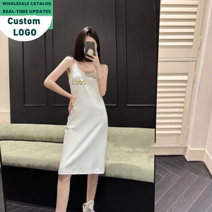 <span class=keywords><strong>Catalogo</strong></span> VIP Contattaci Nuova Collezione 2025 Abbigliamento Donna Ispirato Abiti Neri Eleganti Vestiti Estivi da Donna - Product Image 2