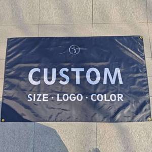 YF New Custom Polyester Full Color Banners Signs for Indoor/Outdoor Events Retail Parties Advertising Promotional Flag Banners