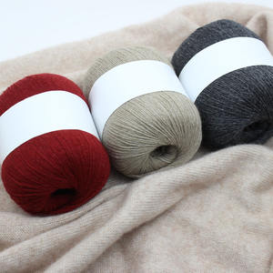 6 + 6 Assorti Moyen Épais Cachemire Laine Écharpe Chapeau Manteau Teint Motif Élégant Bébé À Tricoter À La Main Fil De Vison Fantaisie Fil pour Tricotage - Product Image 3