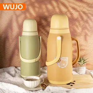 Corpo interno in plastica di vetro personalizzato di alta qualità 2L 3.2L design carino Thermos Thermos Thermos per acqua calda