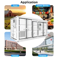 Kit complet tout-en-un Générateur hybride Onduleur Solis 50kWh 100kWh Batterie de stockage LiFePO4 20kWh Système solaire