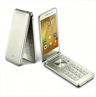 Teléfono Celular Inteligente con Sistema Android, Doble SIM, Desbloqueado, para Samsung Folder 2 G1650, Teléfono con Teclado Inteligente