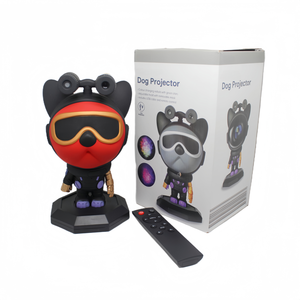 Projecteur LED Galaxie Chien Astronaute, <span class=keywords><strong>Veilleuse</strong></span> LED avec Télécommande, Lampe Nébuleuse pour Décoration de Fête et Chambre d'Enfant - Product Image 1