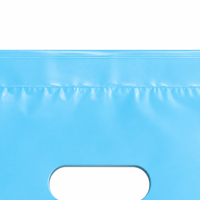 Sacs d'expédition à poignée pour colis, disponibles en six couleurs, avec soufflet latéral et largeur inférieure, pour l'e-commerce, support des commandes en gros