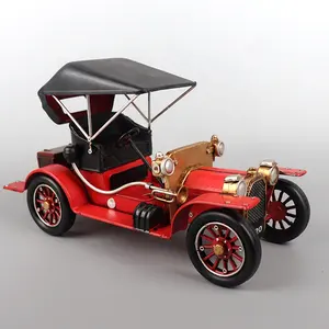 Soggiorno bar pub cafe decorazione stile americano artigianato Ford vintage car metal car toys classic car model