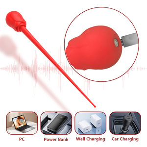 Mini Vibrador Rosa, Estimulador Sexual para Mujeres y Hombres, Vibrador de Uretra con Sonido, 10 Modos de Vibración, Tapón de Pene de Silicona, Juguete Sexual para Adultos - Product Image 3