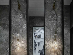 Moderno de pared de vidrio lámpara de latón de oro moderno led luz de pared accesorios para la decoración del hogar - Product Image 3