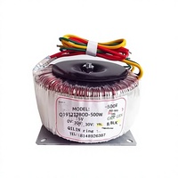 Transformateur toroïdal à bobinage tout cuivre monophasé 500W pour alimentation d'amplificateurs, isolation, réduction de tension, diverses puissances