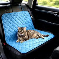 Tapis rafraîchissant portable en soie glacée pour chien, extra large pour grands chiens, coussin de lit rafraîchissant pour animaux de compagnie, lavable, durable, tapis de voyage pour canapé