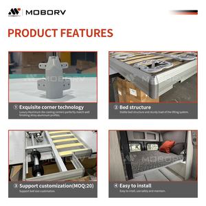 MOBORV Kit de Conversión para Furgoneta Camper a Medida 12V 24V, Parte de Autocaravana, Cama Elevable de Aluminio - Product Image 3