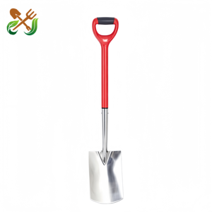 Set Completo di Attrezzi <span class=keywords><strong>da</strong></span> Giardinaggio 5 Pezzi in Acciaio Inossidabile: Vanga e Forca per Bordi/Drainaggio con Manico Ergonomico in PP per Lavorazione di Piccoli Giardini - Product Image 6