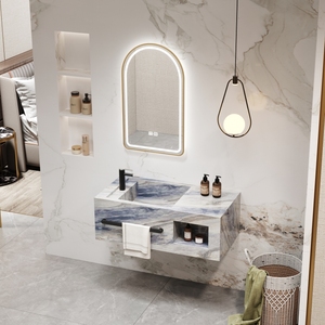 <span class=keywords><strong>Mueble</strong></span> <span class=keywords><strong>de</strong></span> <span class=keywords><strong>Baño</strong></span> <span class=keywords><strong>con</strong></span> Lavabo Integrado Estilo Imperial Maple, Montado en la Pared, <span class=keywords><strong>con</strong></span> <span class=keywords><strong>Espejo</strong></span> <span class=keywords><strong>de</strong></span> <span class=keywords><strong>Baño</strong></span> Combinado - Product Image 1