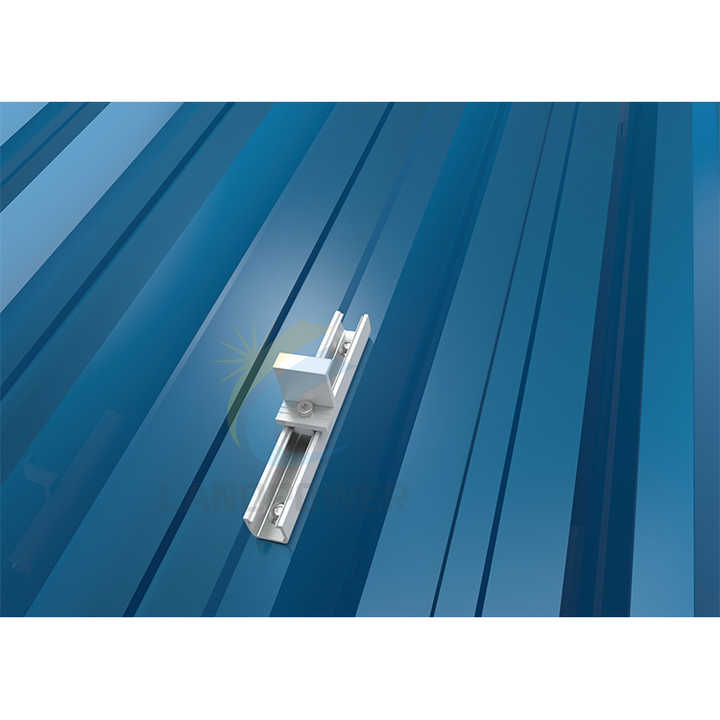 U Channel Aluminium Rail Mini Solar Rail For Trapezoidal Roof Mounting ...