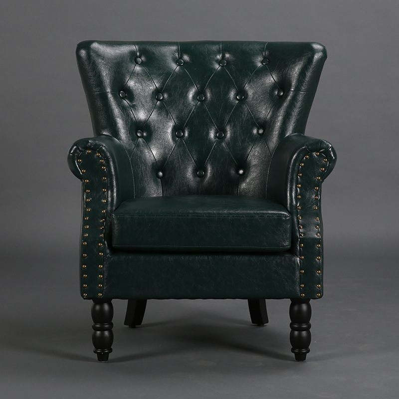 Cuir vert foncé