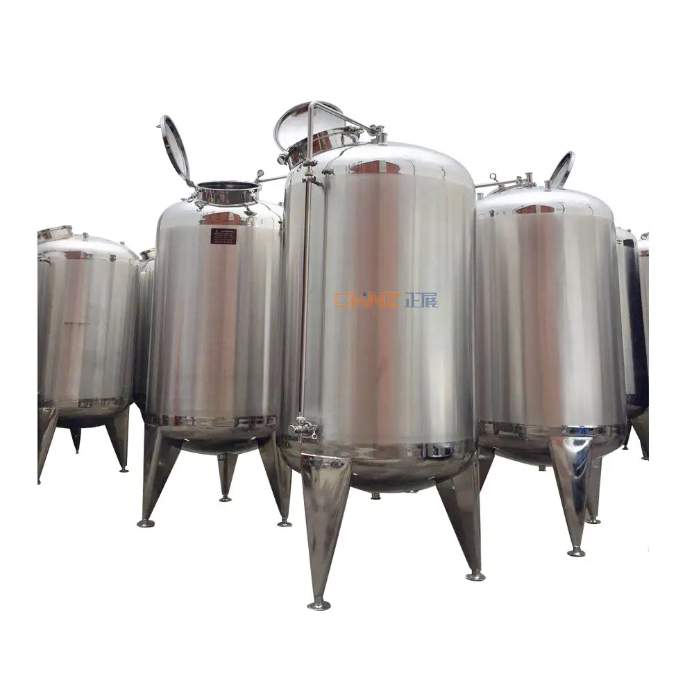 Hot sale stainless steel water liquid storage tank chemical oil milk tank liquid storage tank for beverages