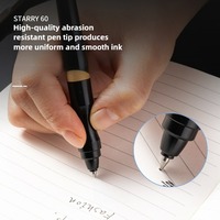 Bolígrafo de Levitación Magnética de Aleación de Aluminio Premium X60 - Regalo de Papelería Flotante Permanente de Tecnología Negra para Empresas
