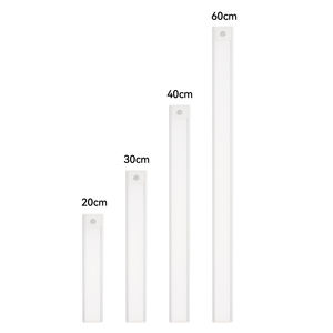 Luz LED nocturna para debajo de armario de cocina, lámpara de aluminio con Sensor de movimiento PIR recargable, 20/30/40/60cm - Product Image 3