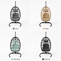 Chaises suspendues et balançoires en rotin PE résistant aux intempéries, personnalisables, pour extérieur, parc, salon, chambre – Approvisionnement direct usine 2026