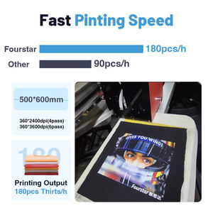Dtg yazıcı T-Shirt Hoodie Jersey BASKI MAKİNESİ Dtf yazıcı 60Cm verimli istikrarlı 4 baskı kafası Dtg yazıcı makinesi - Product Image 4