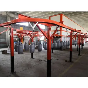 Máquina de fabricación de cilindros de Gas, equipo automático para fabricar cilindros LPG