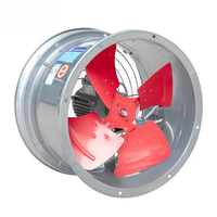 Ventilateur axial industriel à roulement à billes électrique à haut débit d'air pour le refroidissement des profilés en aluminium et les lignes de production d'extrusion