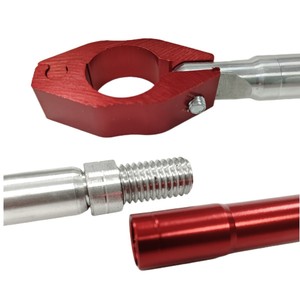 Barra de equilibrio multifuncional de aleación de aluminio, barra transversal de refuerzo para manillar de 22mm, para mejora y adaptación de motocicletas, duradera - Product Image 2