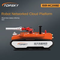 Robot Pengintai Pemadam Kebakaran Listrik Anti Ledakan RXR-MC200BD untuk Terowongan Perusahaan Petrokimia