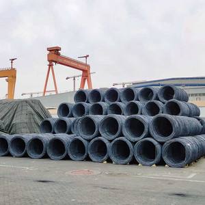 حار بيع أعلى جودة مادة الفولاذ الطري GB القياسية Q195 Q235 الساخنة المدرفلة الصلب سلك رود لصنع المكسرات والأظافر - Product Image 5