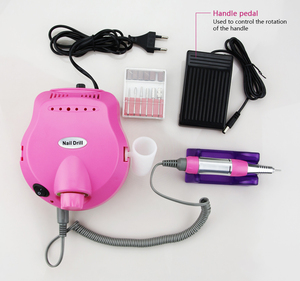 NAD004B 35000RPM Perceuse à ongles <span class=keywords><strong>électrique</strong></span> en plastique Machine de <span class=keywords><strong>manucure</strong></span> et de <span class=keywords><strong>pédicure</strong></span> Ensemble de limes pour usage commercial et domestique - Product Image 2