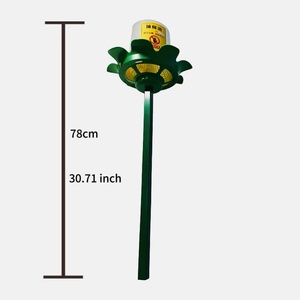 Piège à mouches pour la lutte antiparasitaire en extérieur - Attrape-mouches suspendu réutilisable pour la ferme, le jardin et la maison - Product Image 1