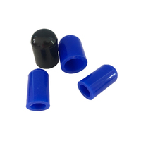 Bouchon en silicone souple flexible, résistant aux hautes températures, pour protection des trous, rond, en caoutchouc de silicone pulvérisé