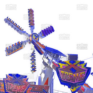 Thrill Fairground Attraction Top Scan Rides Équipement de parc à thème extrême Magic Park Rides Crazy Top Scan Thrill Ride - Product Image 1