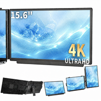 Pantalla Portátil 4K de 15.6 Pulgadas, 3840x2160 IPS, 350nit, USB-C, para Planificador de Bodas, Inspector de Propiedades, Trabajo de Campo, Fábrica ODM